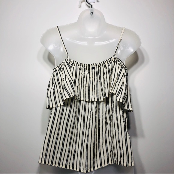 Billabong off the shoulder ruffled tank top - Picture 4 of 5